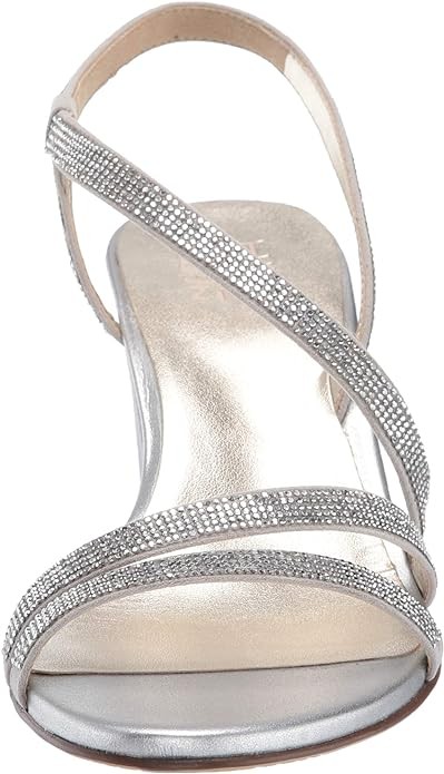 Naturalizer Womens Vanessa2 Rhinestone Embellished Strappy Heeled Sandal